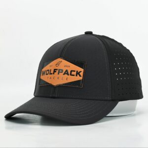 WolfPack Tackle Leather Patch Hat