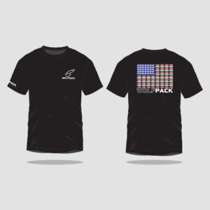 WolfPack Tackle American Flag T-shirt